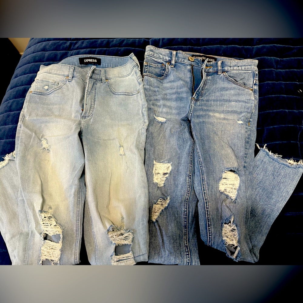 Express distressed jean bundle - 2 pairs 🔥